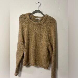 Zara Tan Knit Sweater